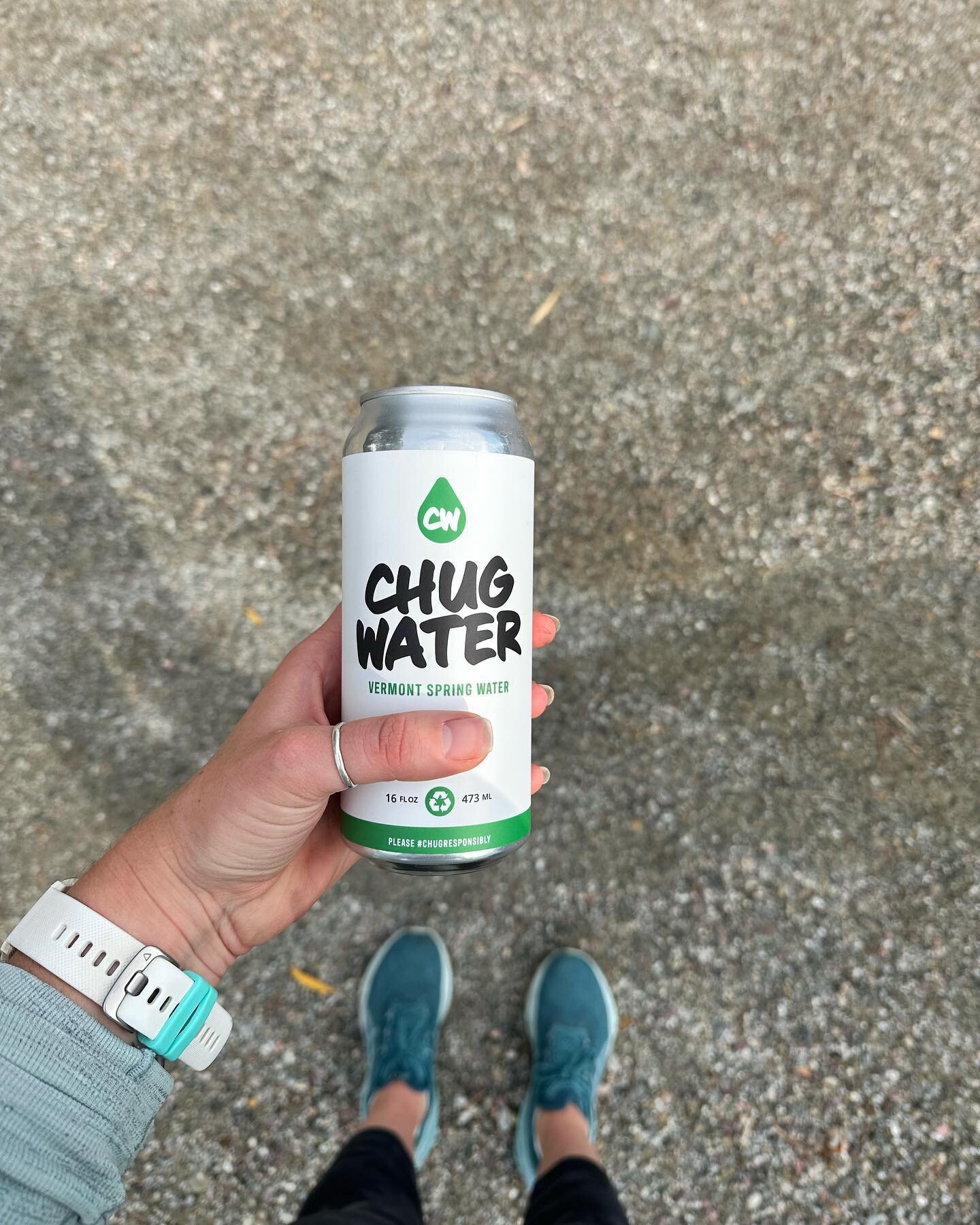 Pro Tip: forget a @chug_water in your car so when you finish your run it&rsquo;s frosty cool 😎

#springwater #vermont #vermontsfinest #runvermont #chugresponsibly #chugwater