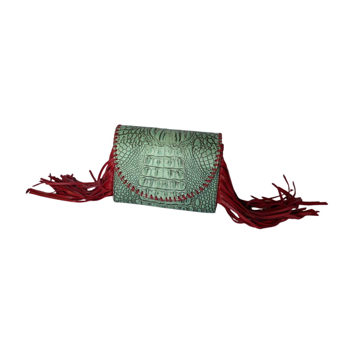Juan Antonio Turquoise & Red Crossbody
