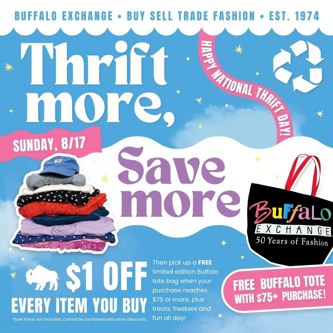 Buffalo exchange national thrift day