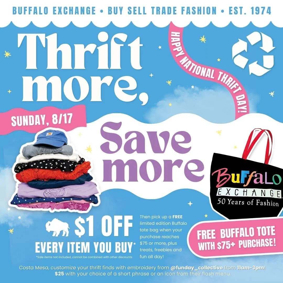 Buffalo exchange national thrift day