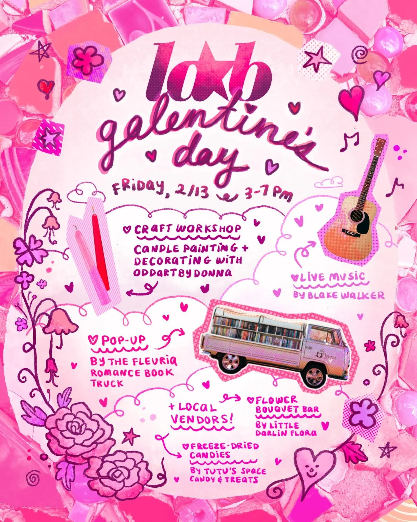 Celebrate the season of love with Galentine&rsquo;s Day at The LAB 🩷✨

📍 @thelabantimall | 2930 Bristol St

🗓️ Friday, February 13th
⏰ 3 PM - 7 PM
💘 FREE to attend! 

Join us for&hellip; ⤵️

🕯️ @oddartbydonna is hosting a Candle Painting Worksho