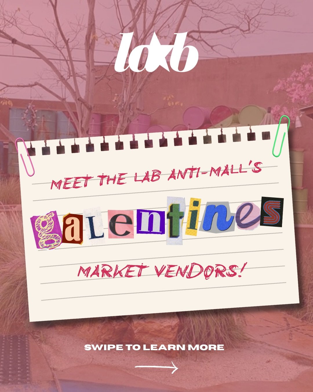 Love is in the air!  Meet the vendors celebrating Galentine&rsquo;s Day with us at The LAB 🩷✨

Which of our amazing vendors are you most excited to connect with? 

Have questions?  Drop them below 👇

📍 @thelabantimall | 2930 Bristol St

🗓️ Friday
