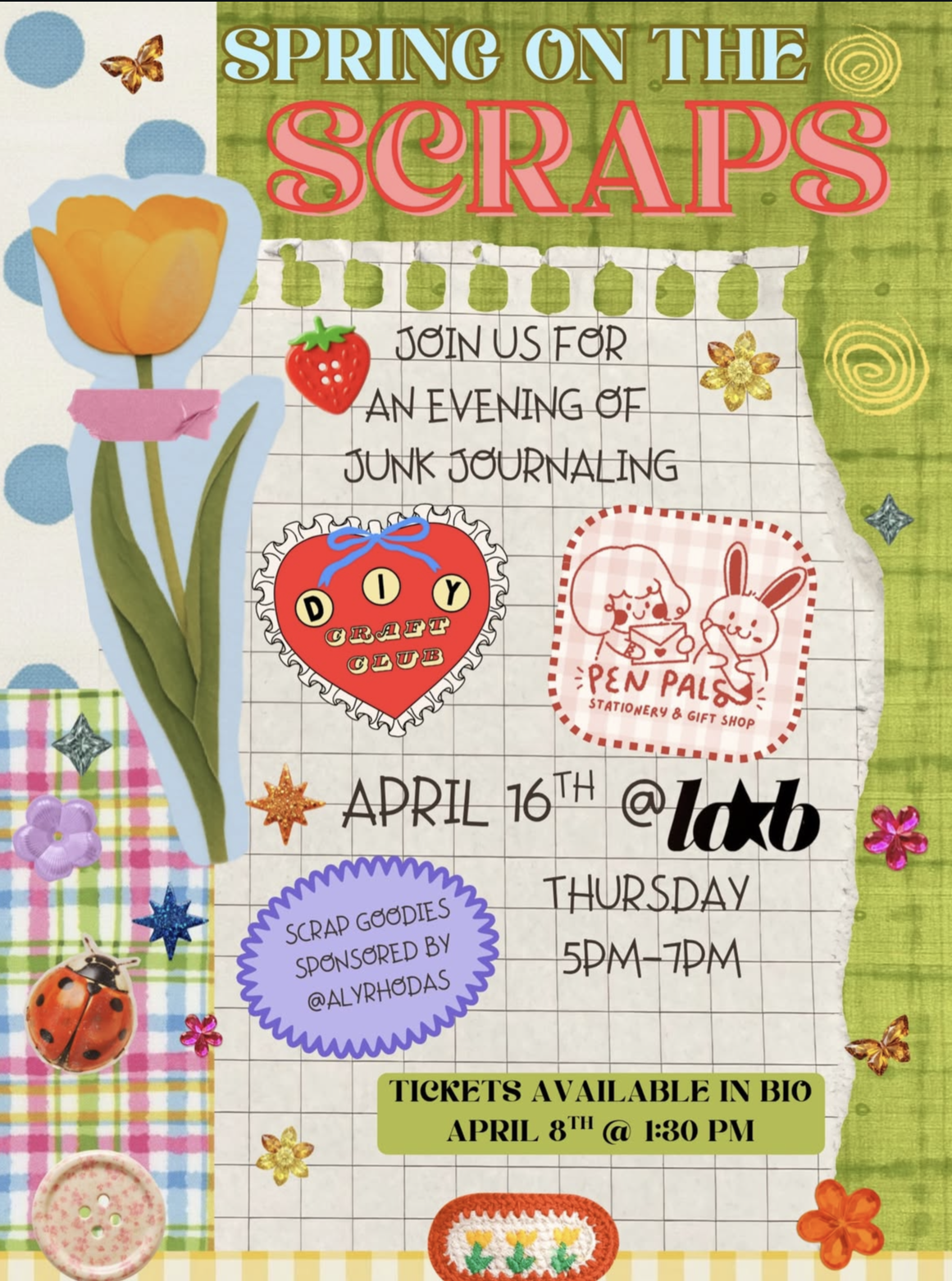 Spring on the Scraps with DIY Craft Club x Pen Pals