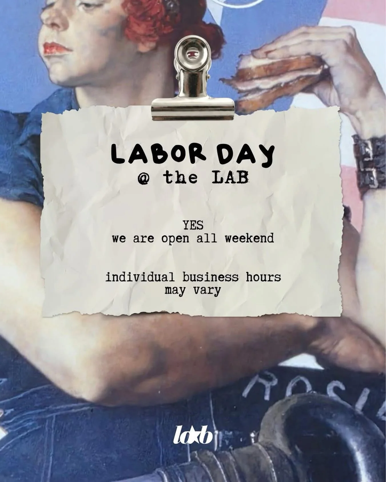 Yes! We are open regular hours all Labor Day Weekend. Come through!