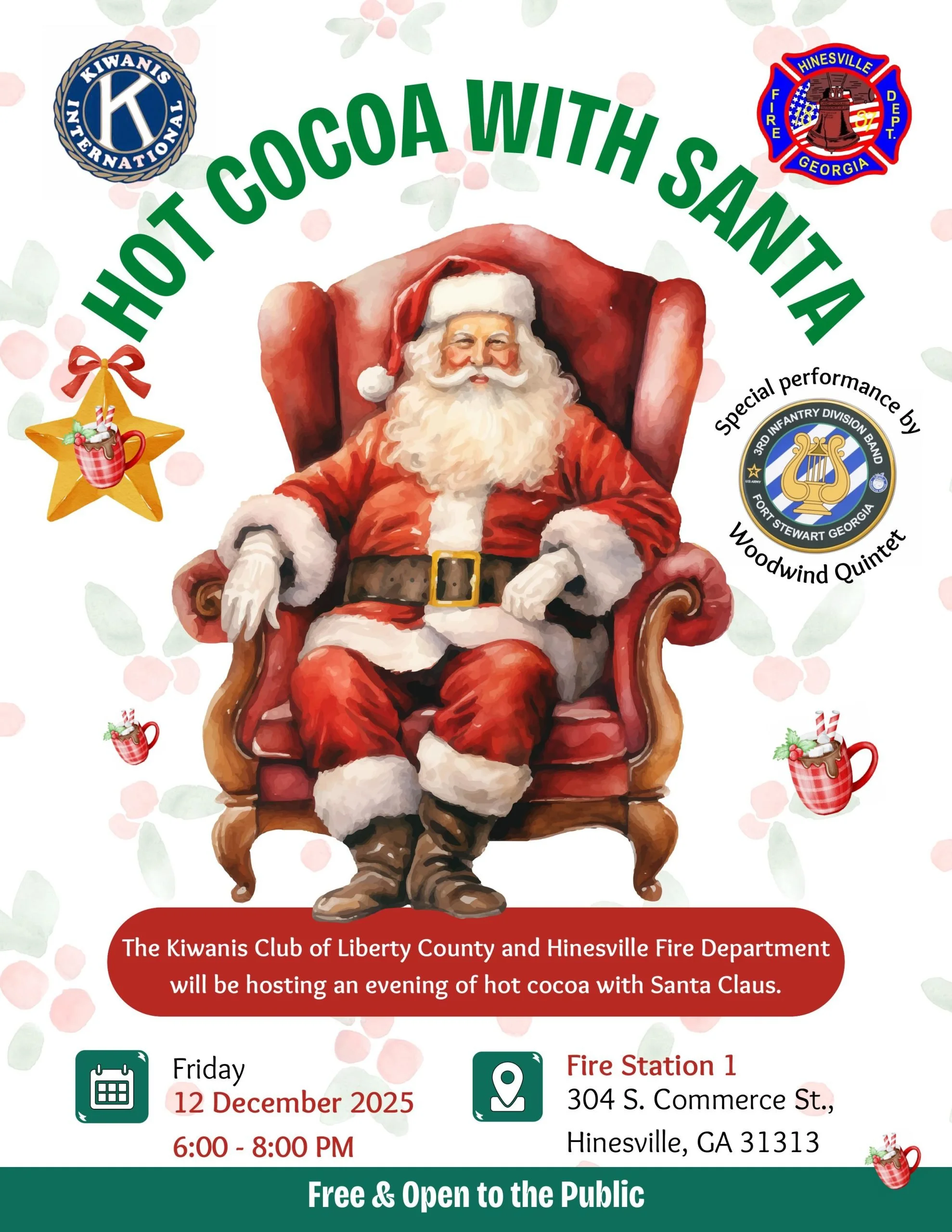 Dec. 12 - Hot Cocoa with Santa 