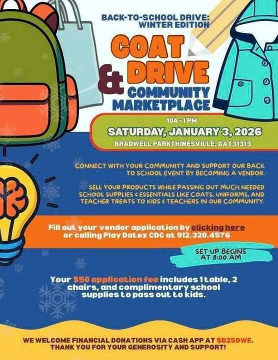 Jan. 3 - Coat Drive 
