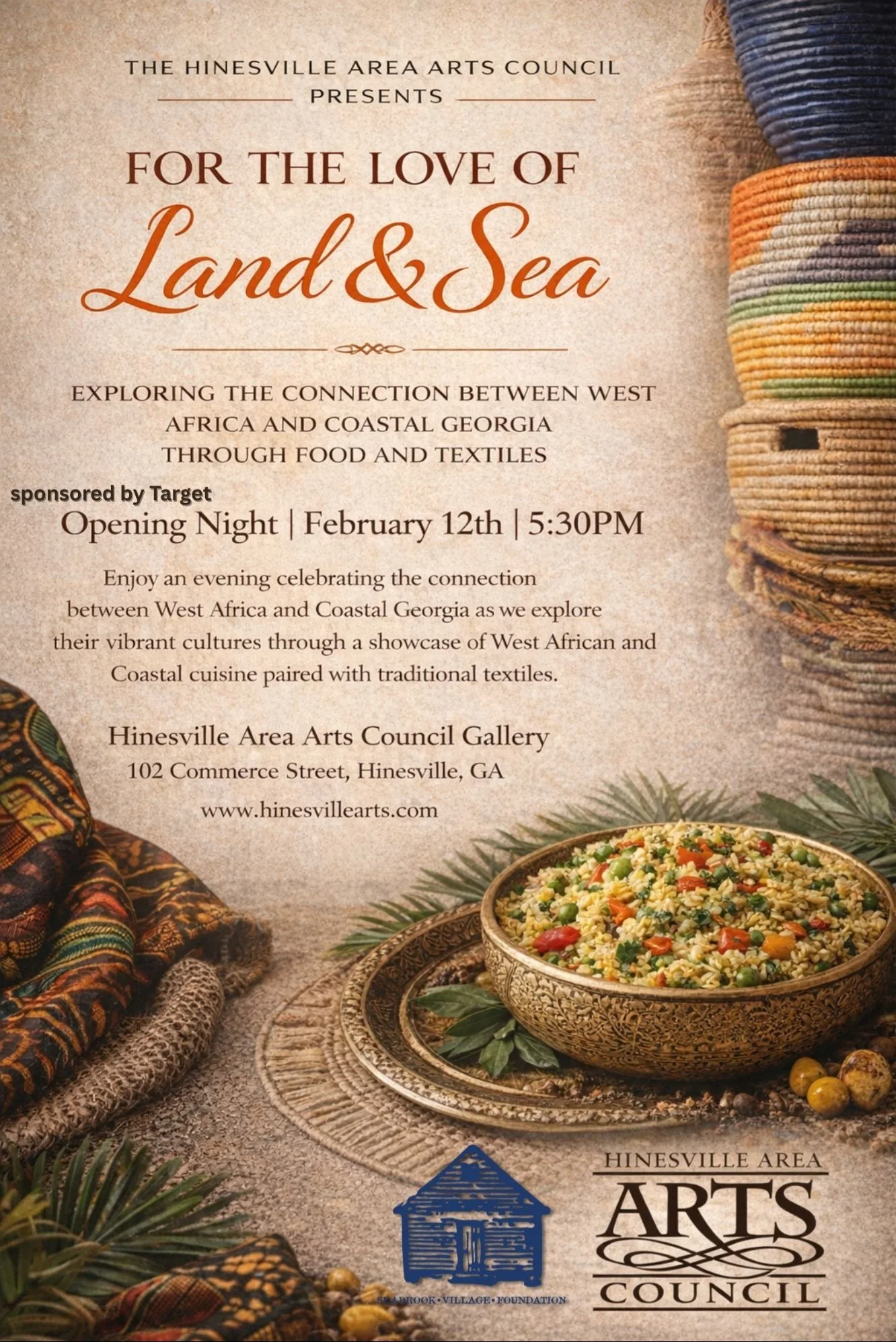 Feb 12 - Exhibit Opening: For the Love of Land &amp; Sea