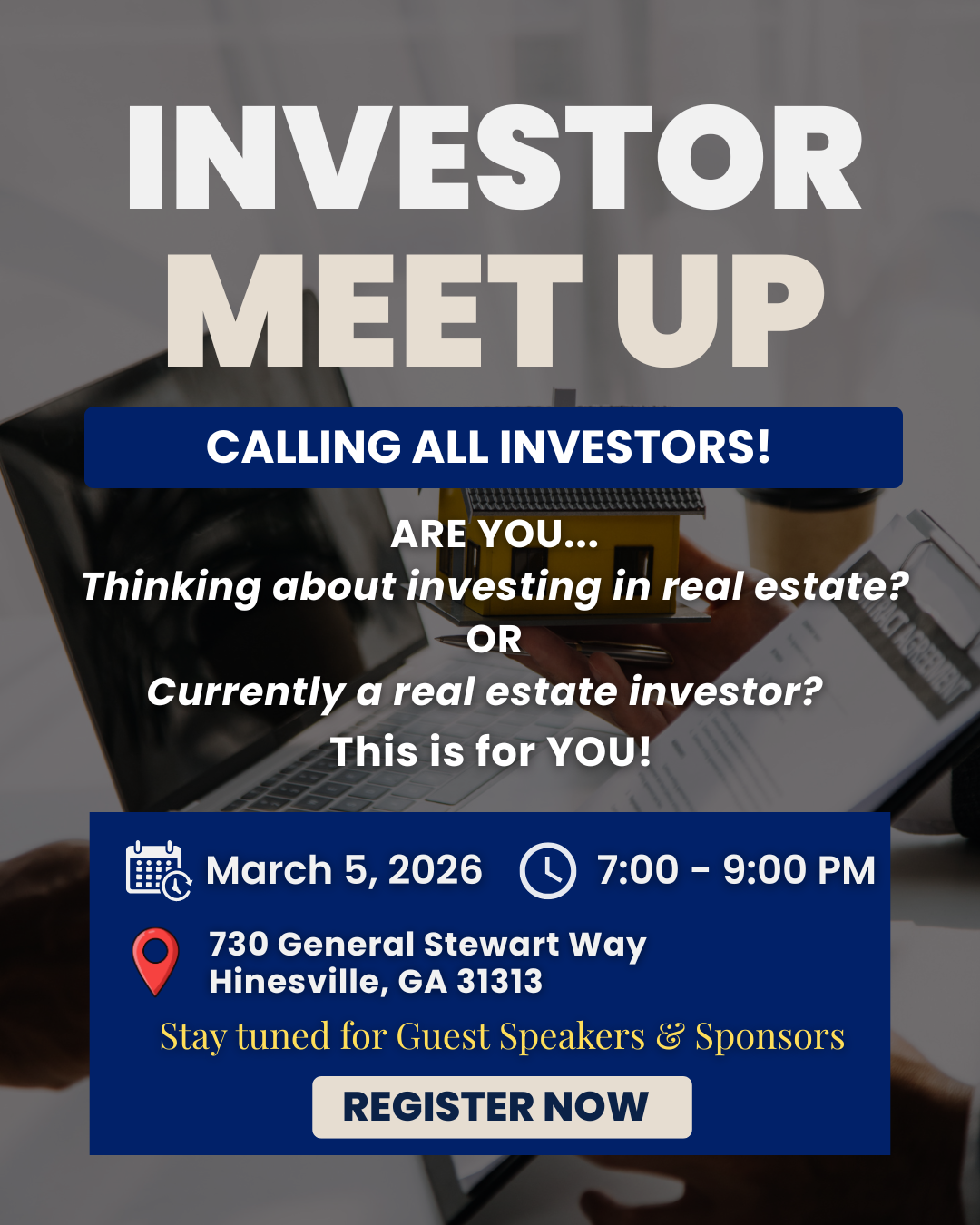 March 5 - Investor Meetup 