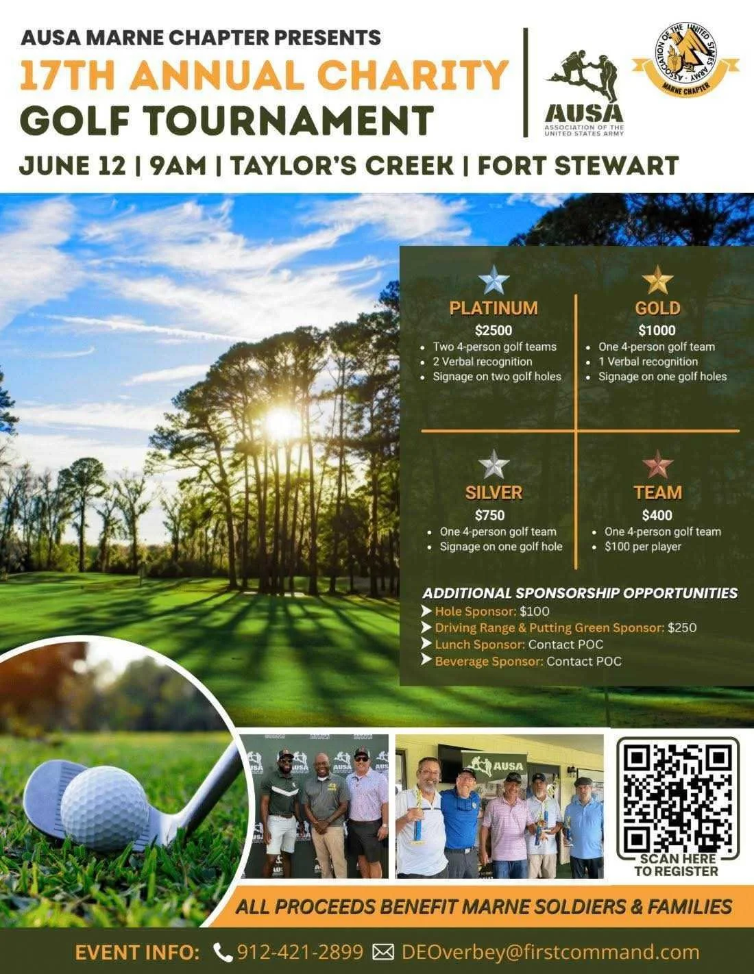 June 12 @ 9:00 am $100 – $2500