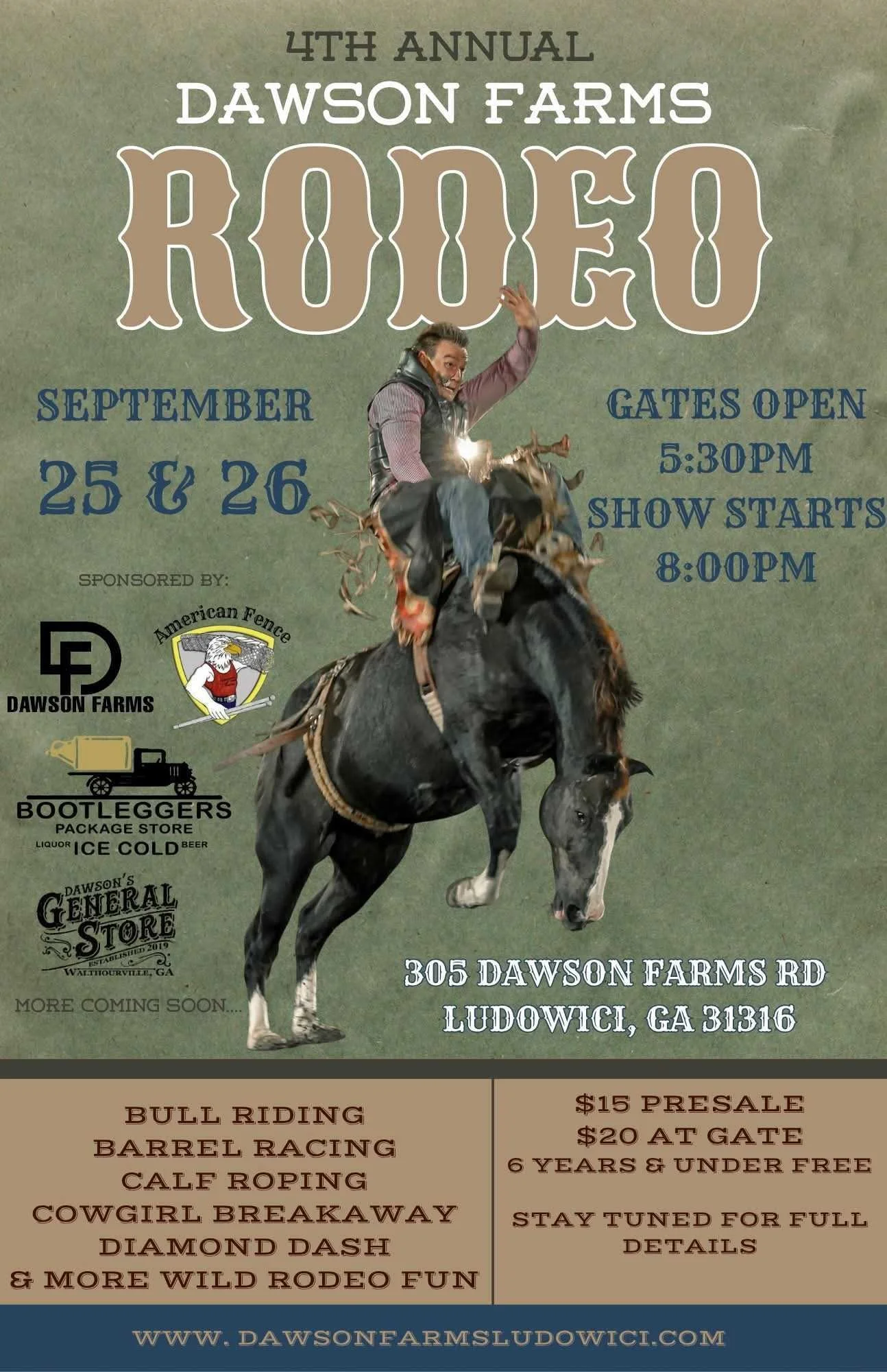 September 25-26 @ 5:30 pm - 8:00 pm $15 – $20