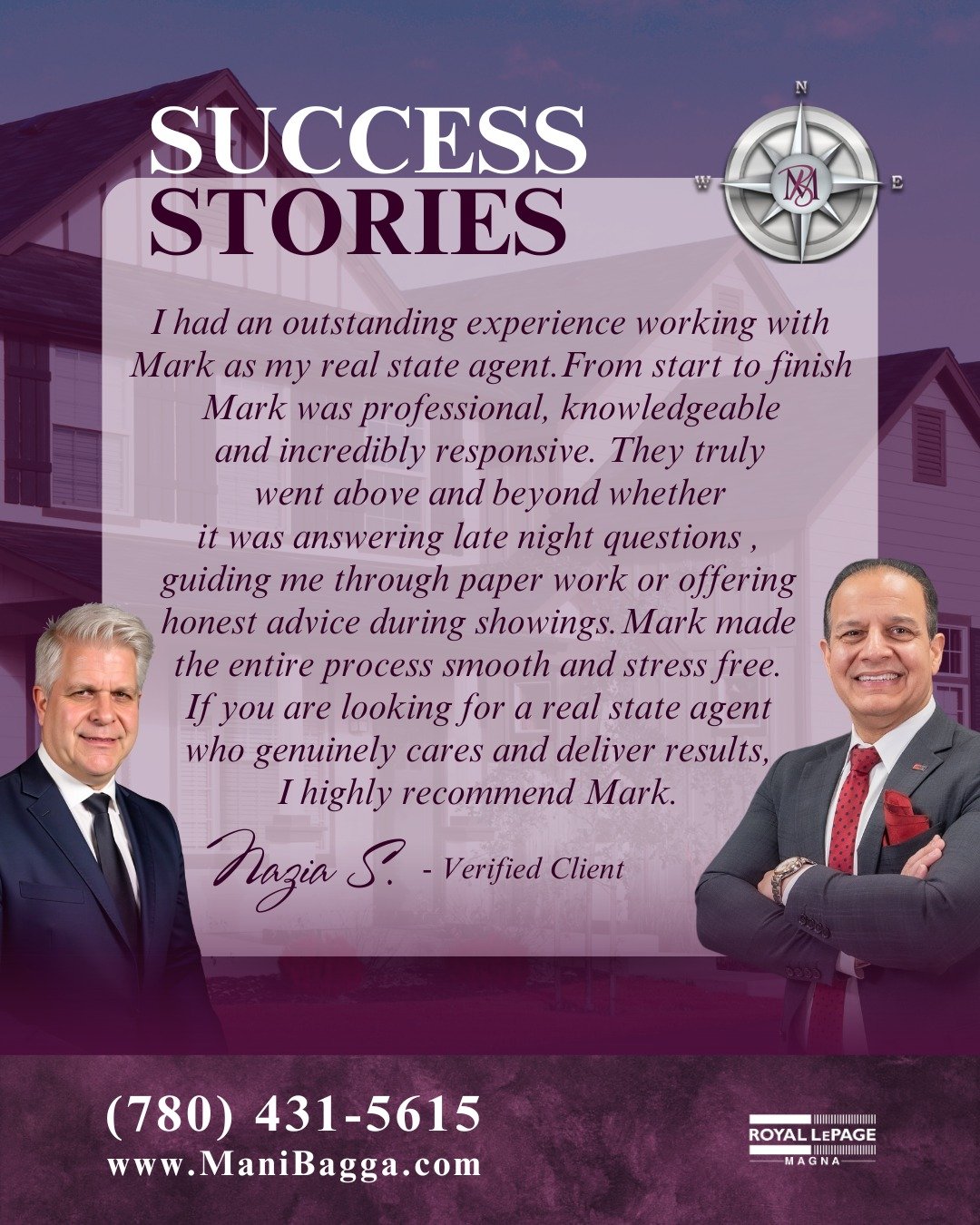 🌟 Client Testimonial Spotlight! 🌟

Shoutout to Mark for going above and beyond and delivering an outstanding real estate experience! 🙌 From navigating paperwork to late-night questions and honest advice during showings, Mark showed what it truly m