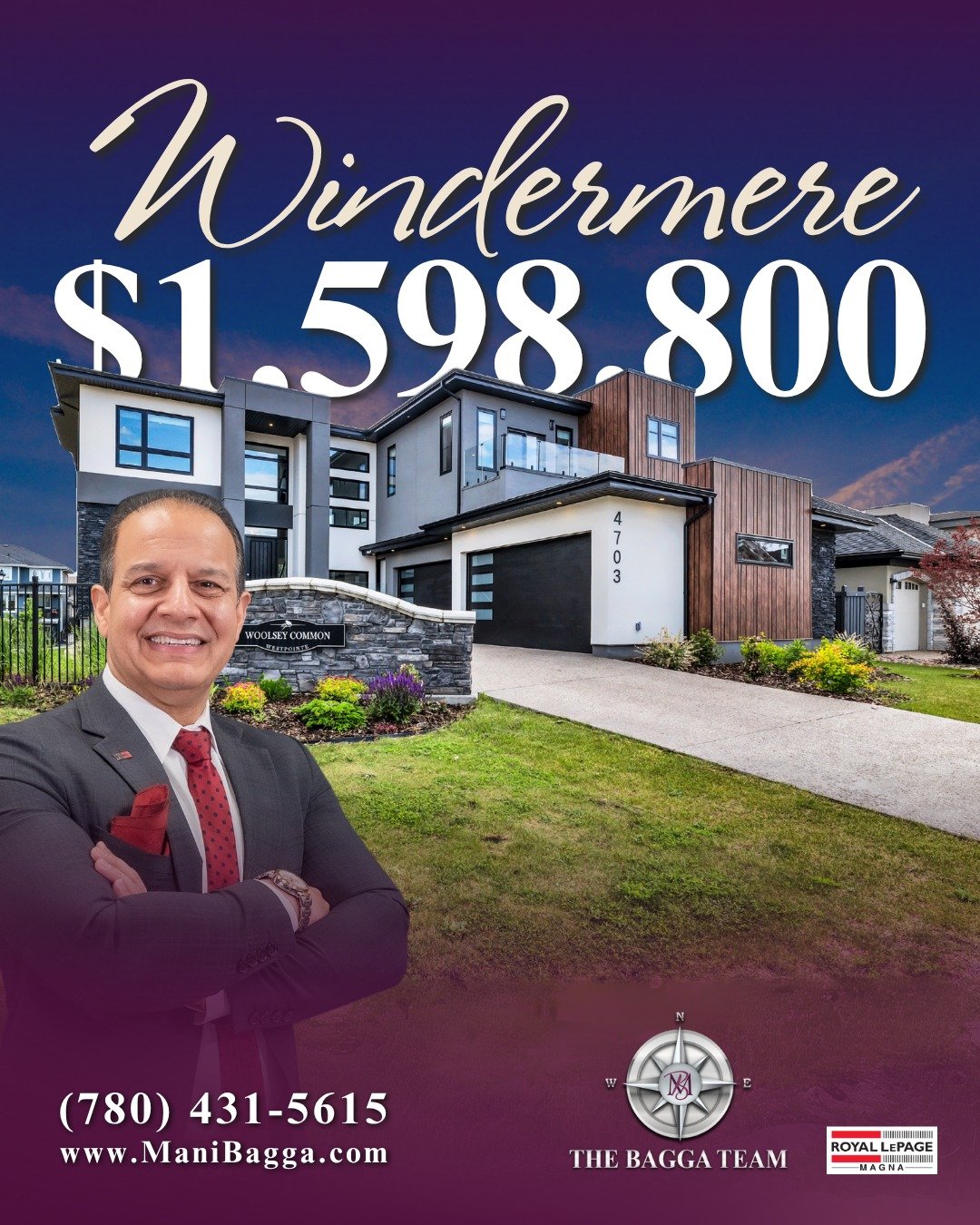 ✨ Luxurious Windermere Walkout Mansion! ✨

🏡 5,550+ sq.ft. | 7 Bedrooms | 6.5 Bathrooms�Experience refined living in this architectural showpiece with panoramic sky views in prestigious Windermere!

✅ Main Floor: 20-ft ceilings, floor-to-ceiling win