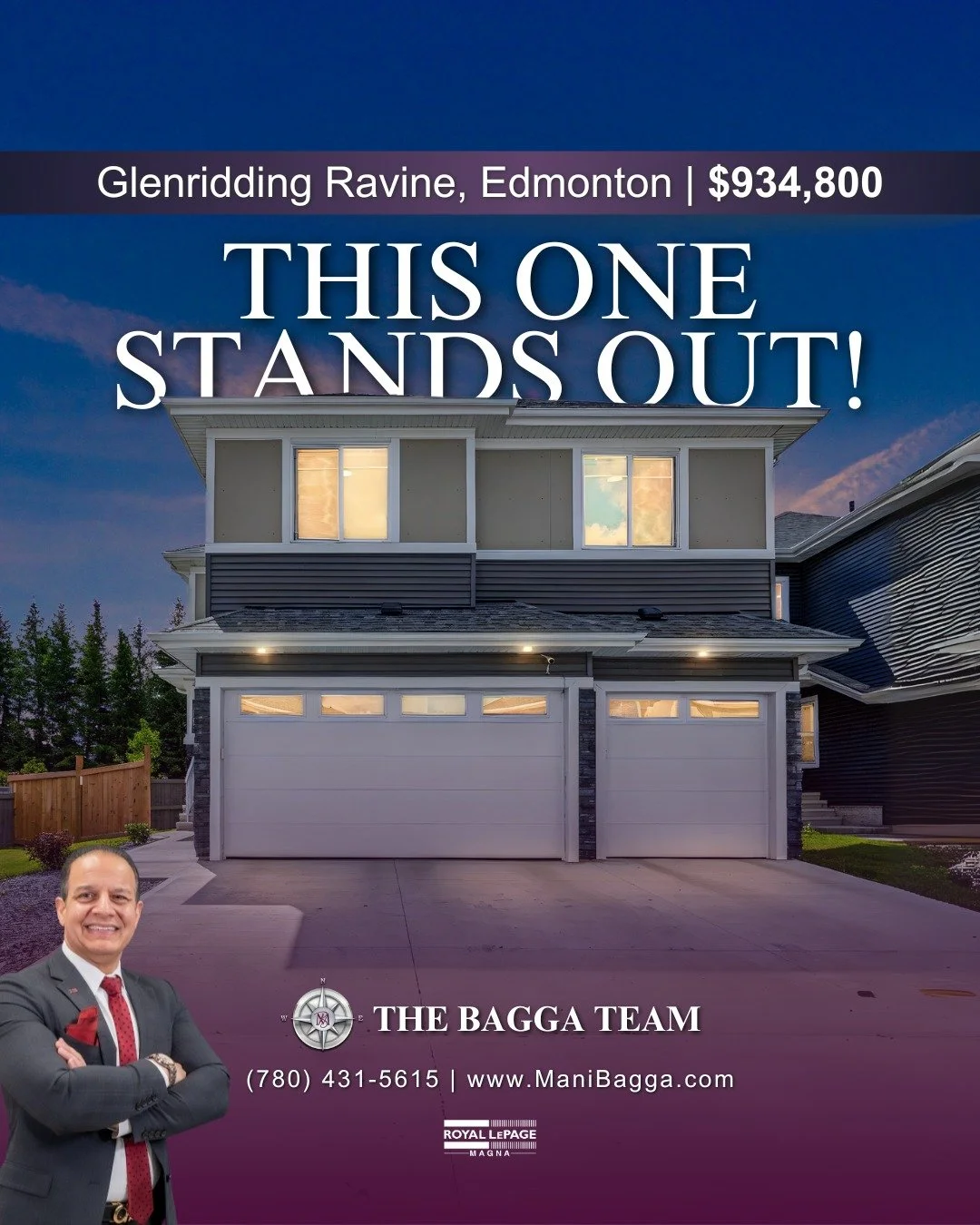 Featured Property:

📍 Glenridding Ravine, Edmonton
🔨 Year Built: 2022
🏡 Square Feet: 3,284+ sqft
🛏 Bedrooms: 6
🛁 Bathrooms: 5

MLS: E4452589

✨ Welcome to Glenridding Ravine! ✨ Nestled on a corner pie-shaped lot backing onto treed ravine, this e
