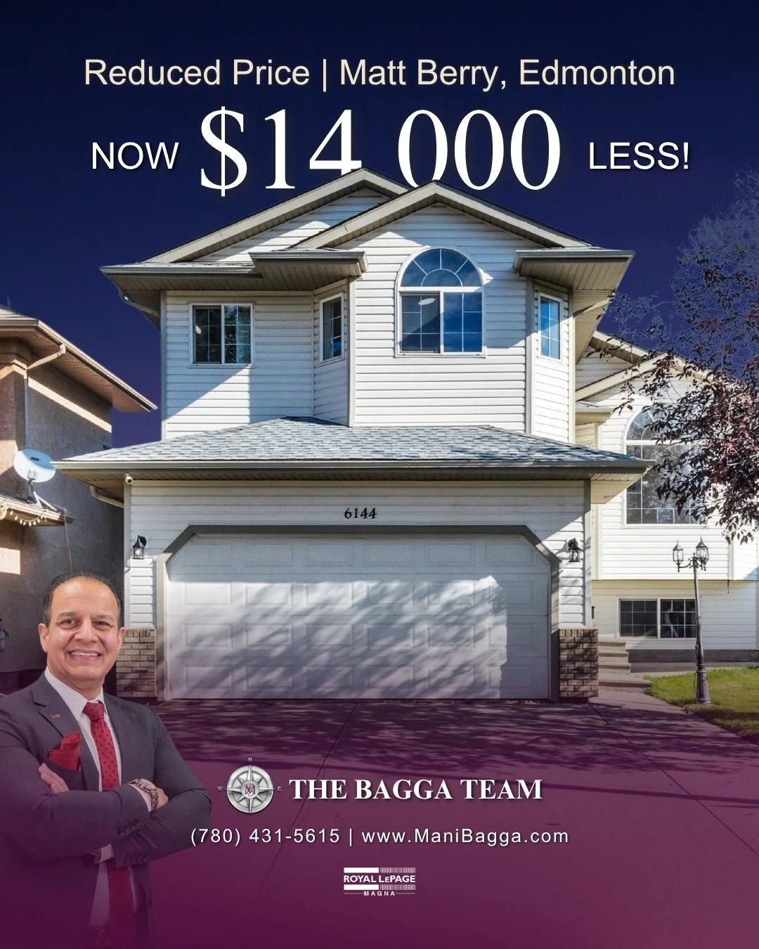 REDUCED PRICE ALERT! 🔥

Price reduced by $14,000 from its previous price!
Address 📍 Matt Berry, Edmonton
Square Feet 🏡 2,330+ sqft
Bedrooms 🛏 4
Bathrooms 🛁 3

MLS: E4453914

🏡 Welcome to this Stunning Bi-Level Home!

Nestled in the desirable co
