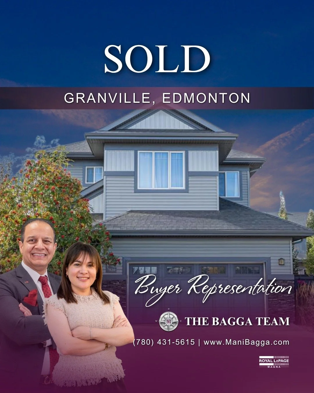 🎉 Huge Congratulations to Andy! 🎉

The Bagga Team is thrilled to celebrate our amazing buyers on the successful purchase of this beautifully appointed 5-bedroom, 4.5-bath 2-storey home in Granville, Edmonton! 🏡✨ This stunning property offers excep