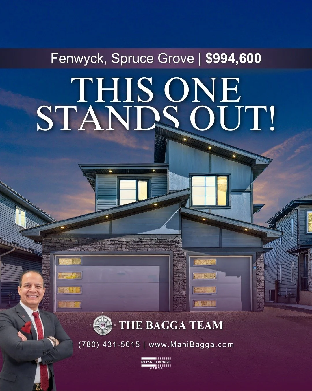 Featured Property:

📍 Fenwyck, Spruce Grove
🔨 Year Built: 2025
🏡 Square Feet: 2,701+ sqft (Total)
🛏 Bedrooms: 8
🛁 Bathrooms: 6

MLS: E4456431

✨ Welcome to Fenwyck! ✨ Nestled in one of Spruce Grove&rsquo;s most sought-after communities, this bre