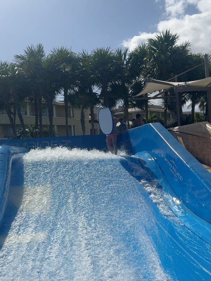 🌊 Hold On to the Kid Inside You 💙

There&rsquo;s something powerful about the moment when your child becomes your teacher. Water surfing side-by-side with Rahul wasn&rsquo;t just fun &mdash; it was a reminder of how much our kids can teach us about