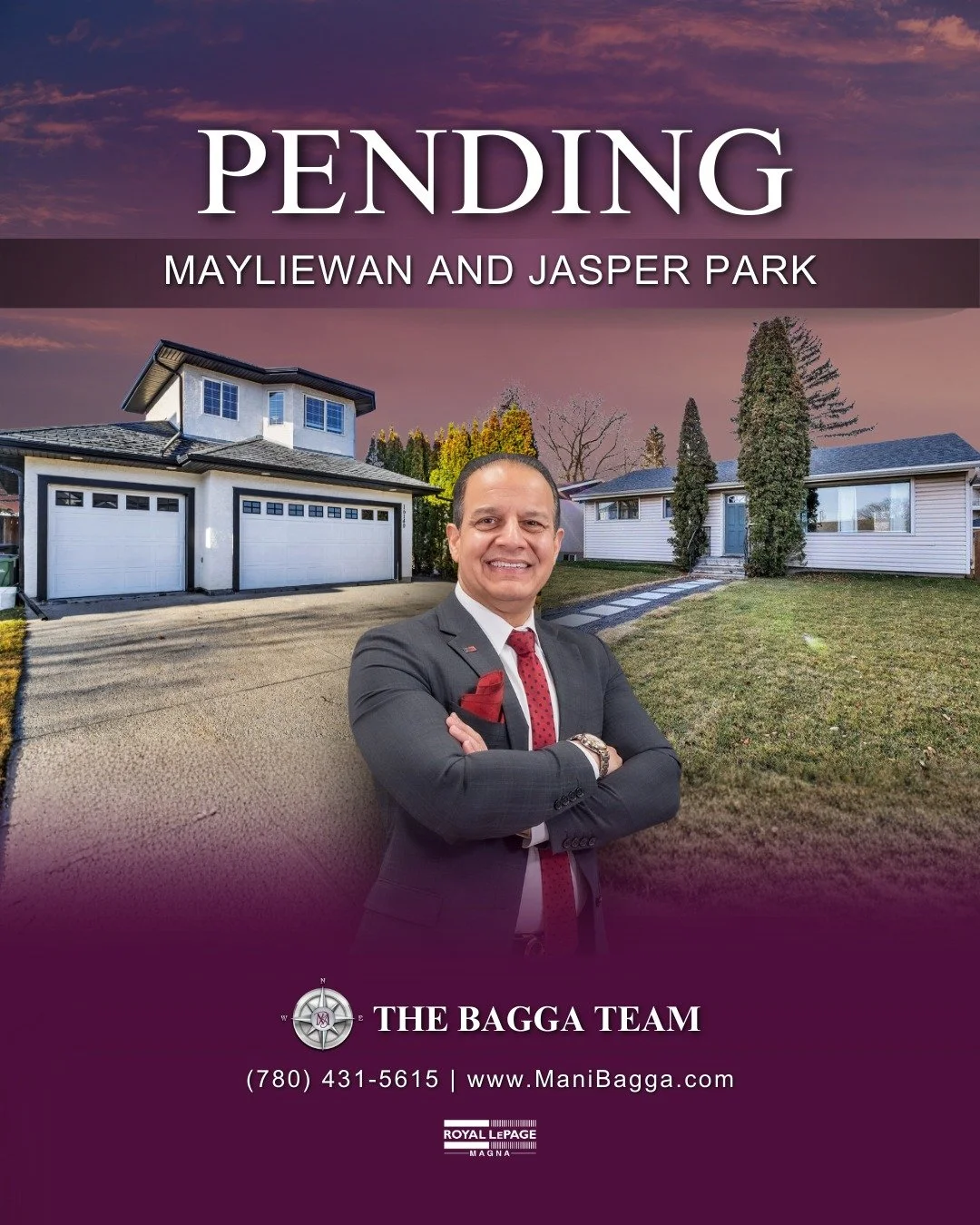 ✨ DOUBLE PENDING ✨

Congratulations to two of our amazing agents at The Bagga Team, Royal LePage Magna on TWO exciting pending deals this week! 🎉🏡

First, a beautifully maintained 5-bedroom CORNER LOT bi-level home in Mayliewan is now PENDING after