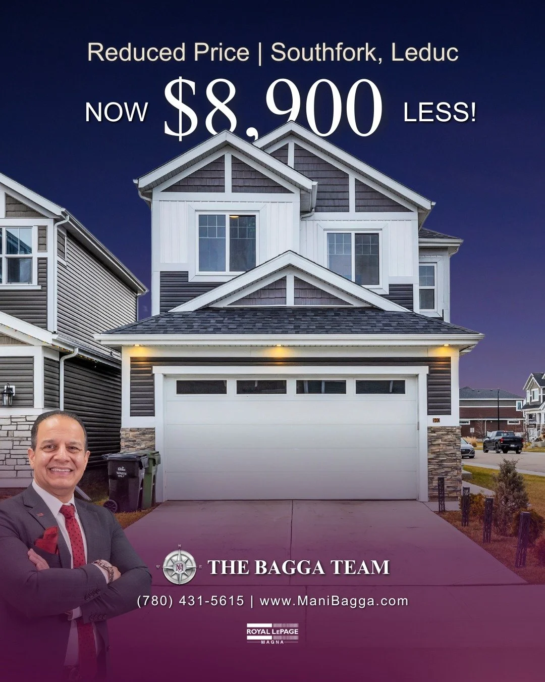 REDUCED PRICE ALERT! 🔥

Price reduced by $8,900 from the original listing price!
Address 📍 Southfork, Leduc
Year Built 🔨 2022
Square Feet 🏡 2,245+ sqft
Bedrooms 🛏 4
Bathrooms 🛁 2.5

MLS: E4465093

🏡 Welcome to this Stunning Southfork Corner-Lo