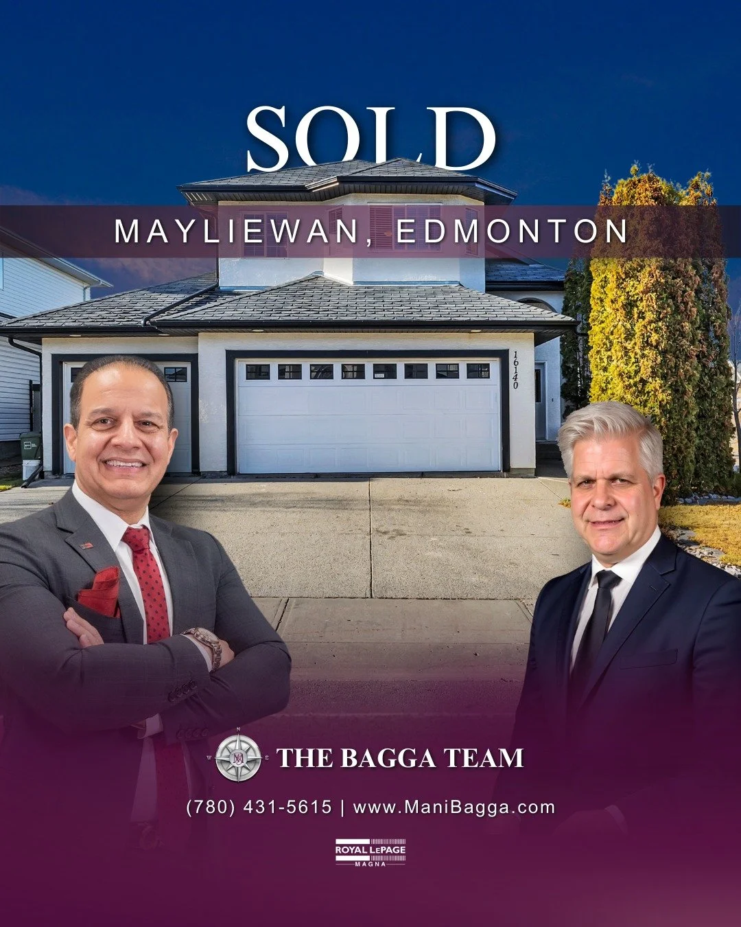 🎉 Huge Congratulations to Mark! 🎉

The Bagga Team is thrilled to celebrate our amazing sellers on the successful sale of this well-maintained corner-lot, 5-bedroom bi-level home in Mayliewan! 🏡✨ With the property spending just 15 days on the marke