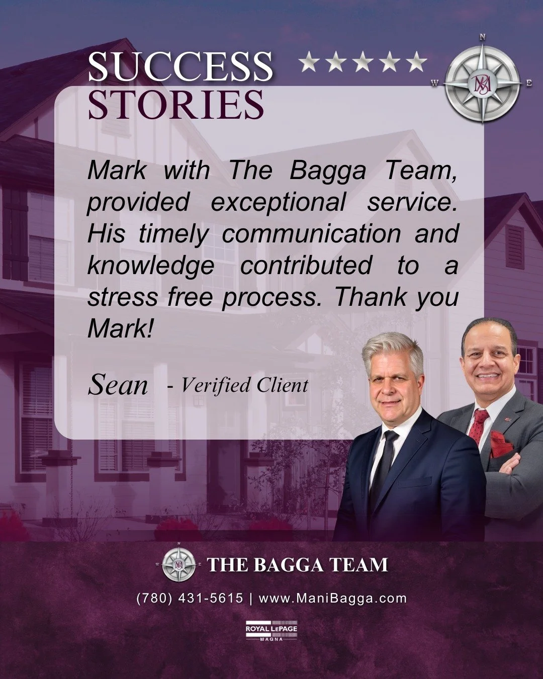 🌟 Client Testimonial Spotlight! 🌟

A big shoutout to Mark Van Eeken for delivering another exceptional real estate experience! 🙌 From clear and timely communication to expert guidance throughout the entire process, Mark continues to demonstrate wh
