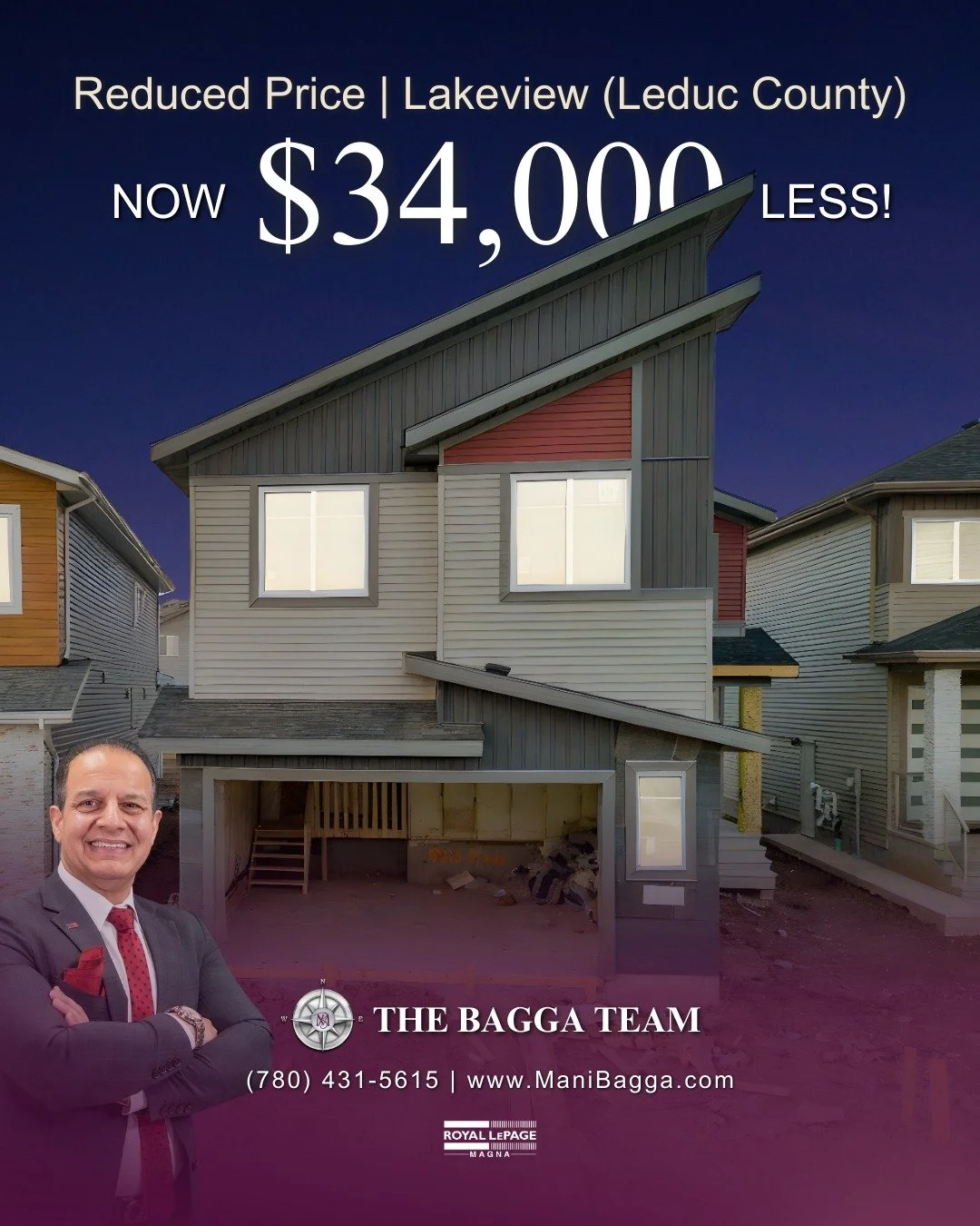 REDUCED PRICE ALERT! 🔥

Price reduced by $34,000 from its previous price!
Address 📍 Lakeview
Year Built 🔨 2025
Square Feet 🏡 2,170+ sqft (above grade)
Bedrooms 🛏 4
Bathrooms 🛁 3 (plus future options in basement)

MLS: E4460527

🏡 Welcome to th