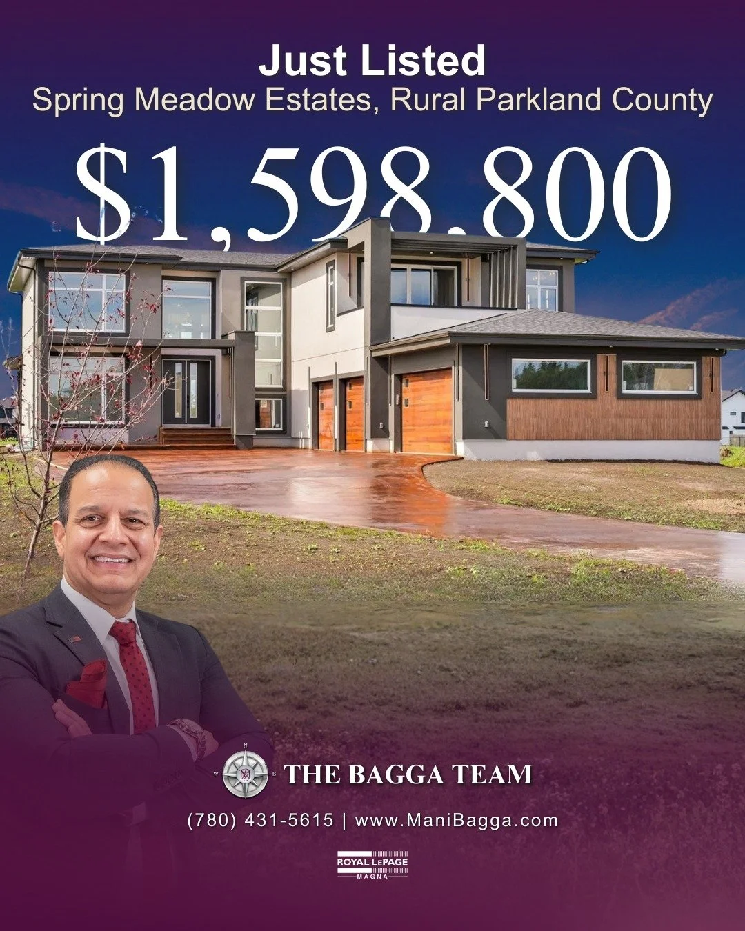 ✨ Luxury Estate Living in Spring Meadow Estates! ✨

🏡 ~5,600 sq.ft. | 7 Bedrooms | 5 Bathrooms

Welcome to an extraordinary modern contemporary residence luxuriously sprawled across a 1.000 ACRE CORNER LOT in one of the area&rsquo;s most prestigious