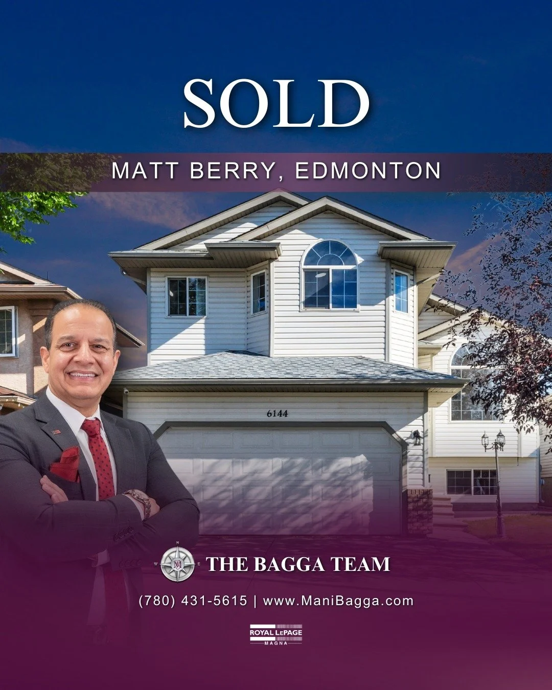 🎉 Huge Congratulations to Rahul! 🎉

The Bagga Team is thrilled to celebrate our amazing sellers on the successful sale of this beautiful 4-bedroom bilevel home in Matt Berry! 🏡

✨ With the property spending just 49 days on the market and selling f