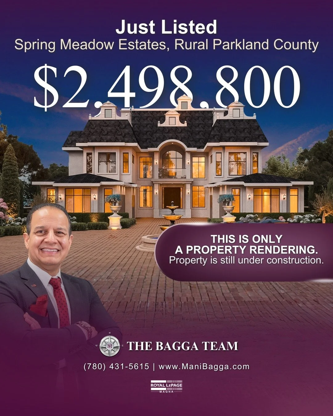 ✨ Luxury Estate Living in Spring Meadow Estates! ✨

🏡 7,000+ sq.ft. | 6 Bedrooms | 8 Bathrooms

Welcome to an extraordinary, Ritz-Carlton&ndash;inspired luxury country estate set on a pristine 1-acre walkout ravine lot! 🌿 Designed for resort-calibe