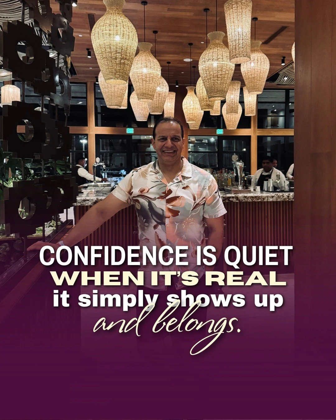 There&rsquo;s a certain calm that comes with truly knowing who you are. ✨ It doesn&rsquo;t need validation or volume &mdash; it&rsquo;s felt in the way you move, decide, and stand your ground. That kind of assurance creates space for clarity, purpose