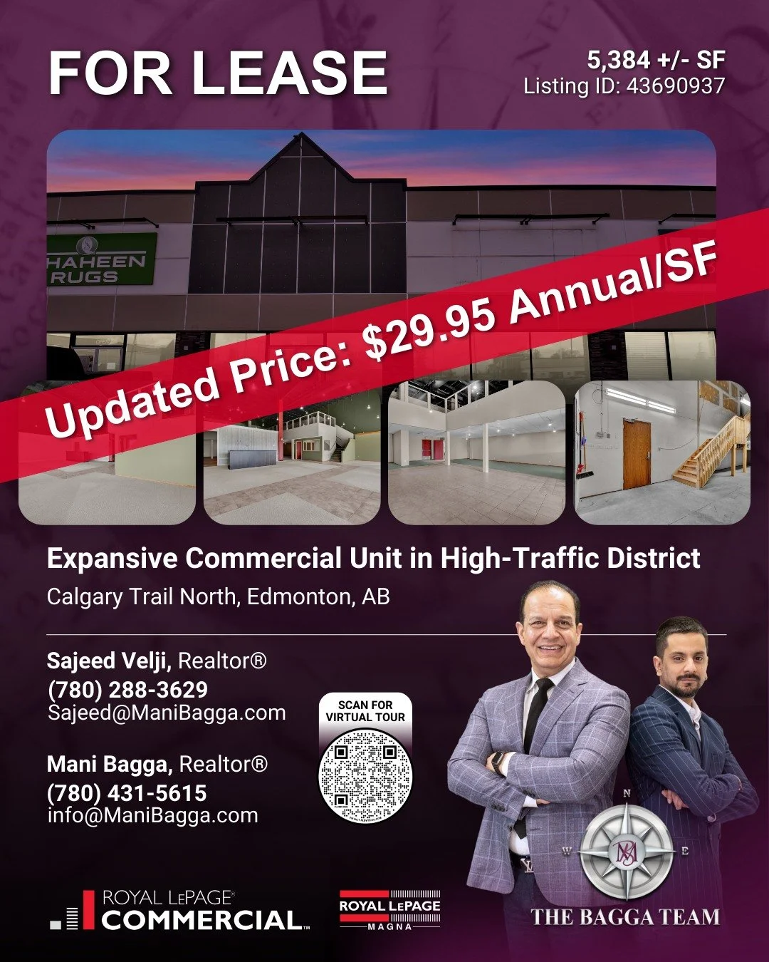 📉 PRICE REDUCED! 🏢 Prime Commercial Space Opportunity at South Trail Plaza! 🚀

Seize this exceptional chance to position your business in a high-traffic, mixed-use district surrounded by retail, dining, and professional services. This expansive 5,