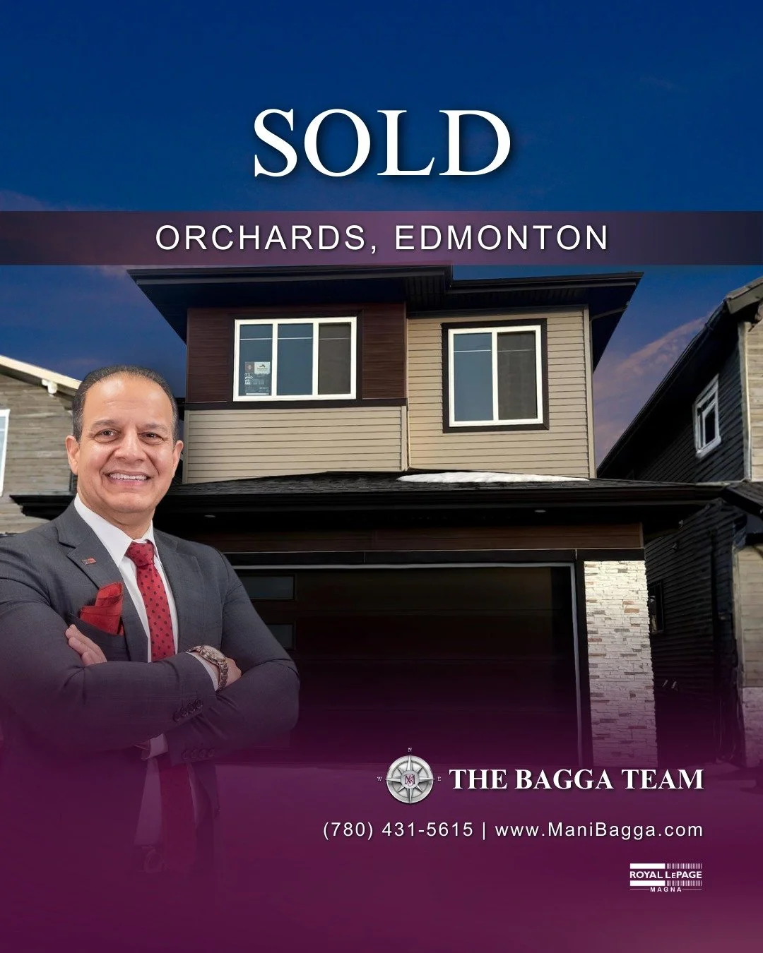 🎉 Huge Congratulations to Shivani! 🎉

The Bagga Team is thrilled to celebrate our amazing sellers on the successful sale of this stunning new-build detached single-family home in the sought-after community of Orchards! 🏡✨ Featuring 4 beautifully d