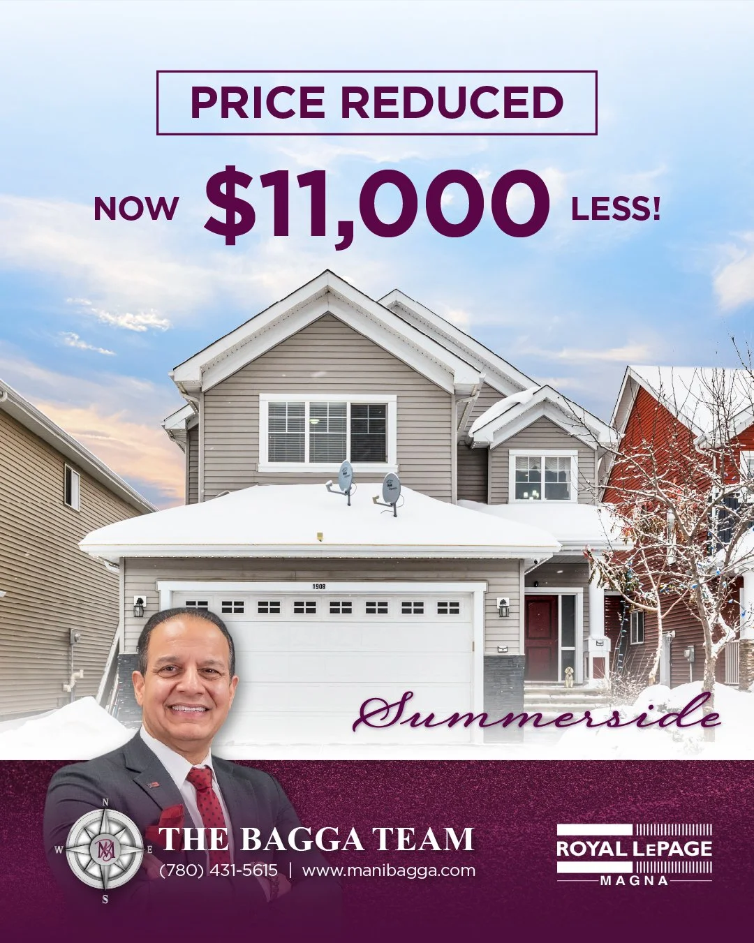 Reduced Price Alert!:

Priced reduced by $11,000 from its previous price!
Address 📍 Summerside
Year Built 🔨 2015
Square Feet 🏡 2,500+ sqft
Bedrooms 🛏 7
Bathrooms 🛁 3.5

🏡 Welcome to this Stunning Lake Community Home!

Enjoy 2,500+ sq.ft. of lux