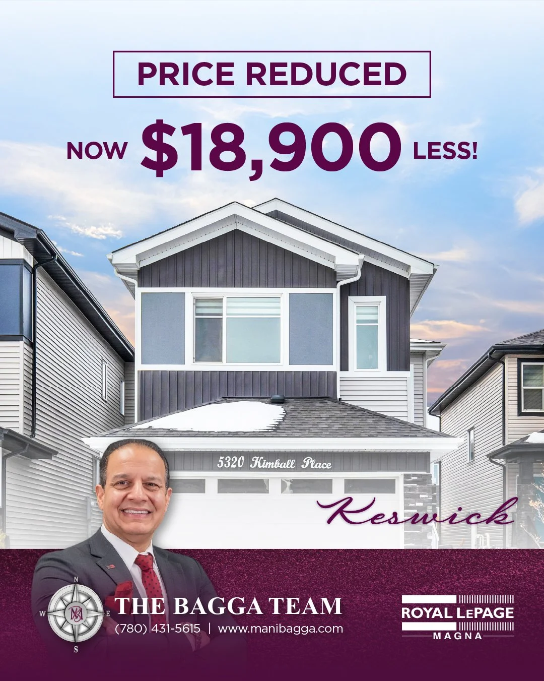 🚨 Reduced Price Alert in Keswick! 🚨

Now $18,900 LESS &mdash; incredible value for this luxury home in one of southwest Edmonton&rsquo;s most prestigious communities! ✨

🏡 Keswick Luxury Living
Step into a spacious foyer leading to a breathtaking 