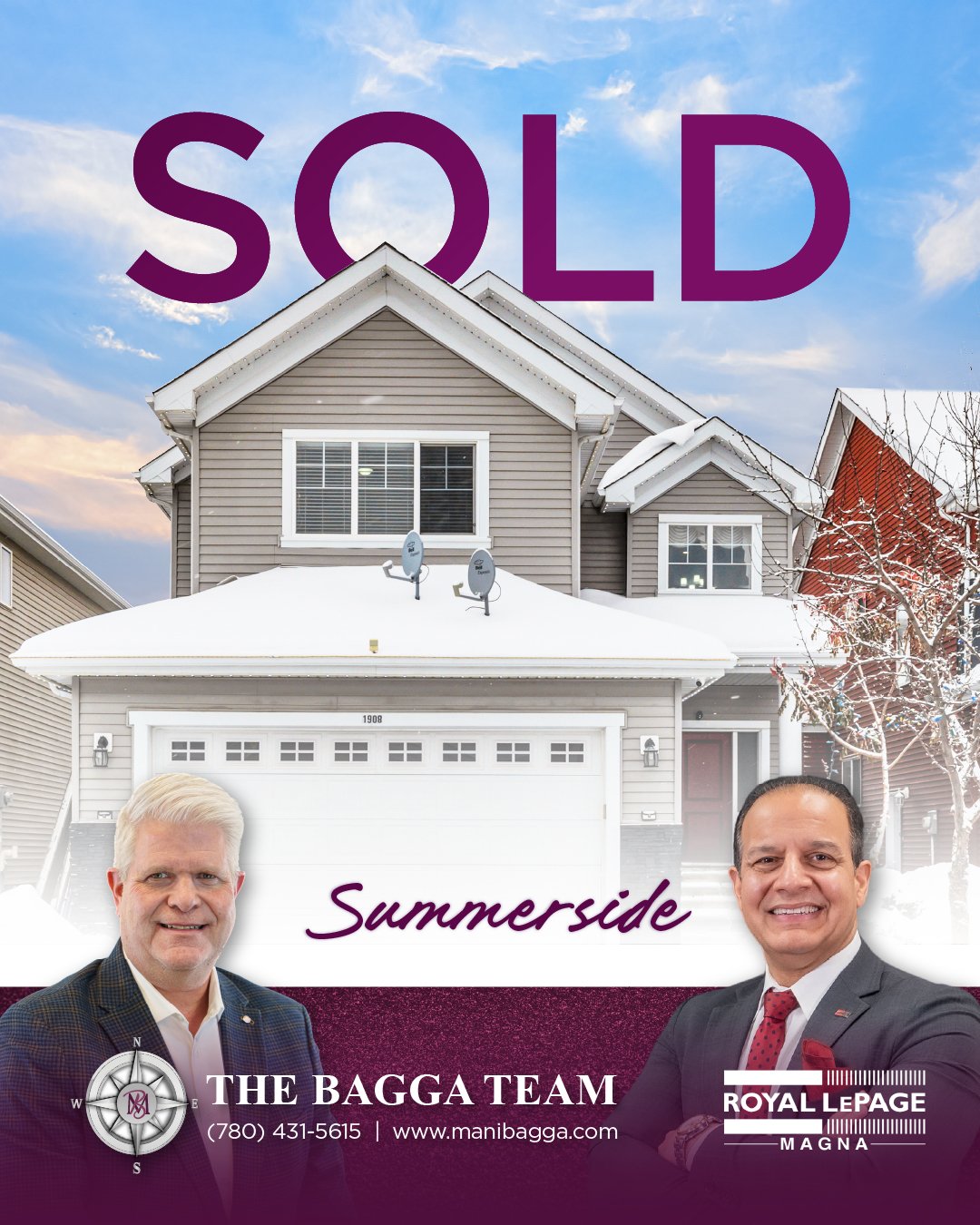 🎉 Huge Congratulations to Mark Van Eeken ! 🎉

The Bagga Team is excited to celebrate the successful sale of this stunning Summerside home! 🏡✨ Boasting 7 bedrooms, 3.5 baths, over 2,500 sq. ft., a second kitchen, and a fully finished basement with 
