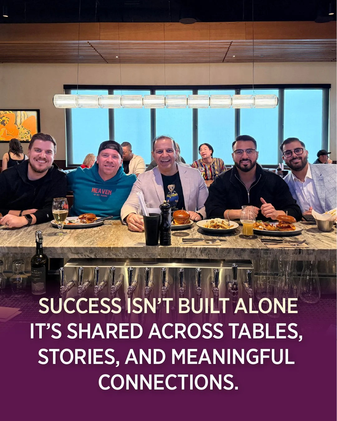 Grateful for the conversations, the vision, and the people who continue to inspire growth every day. The right circle makes all the difference. 🥂✨

#SuccessMindset #Networking #Growth #EntrepreneurLife #Leadership #BusinessMindset #ConnectionsMatter