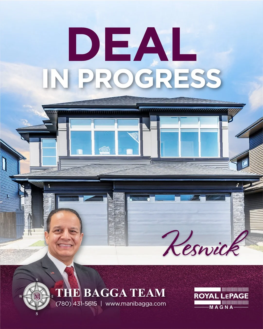 ✨ DEAL IN PROGRESS ✨

This Keswick KANVI-built luxury home is now deal in progress with The Bagga Team! 🎉🏡

Featuring 5 bedrooms, 3.5 baths, office, bonus &amp; game rooms, bar, 3-car garage, chef&rsquo;s kitchen, spa-like primary ensuite, and full