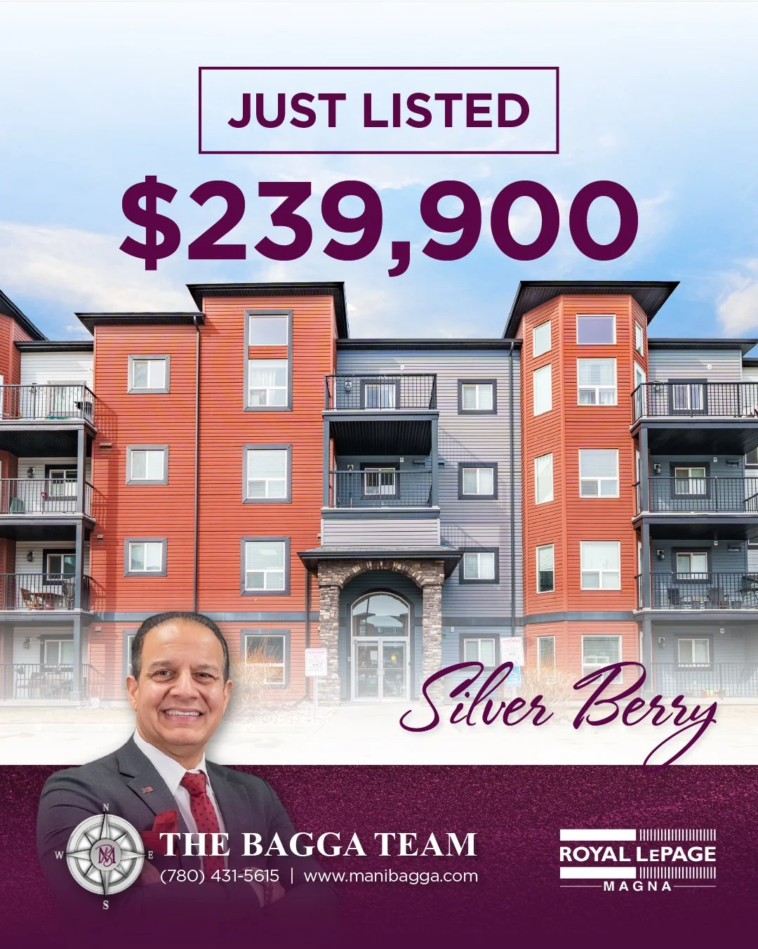 ✨ Top-Floor Condo in Silver Berry! ✨

🏡 936+ sq.ft. | 2 Bedrooms | 2 Bathrooms
Bright top-floor unit with bay windows &amp; stunning city views 🌇

✅ Modern kitchen with island &amp; sleek finishes
✅ Primary w/ walk-in closet &amp; ensuite
✅ Fitness