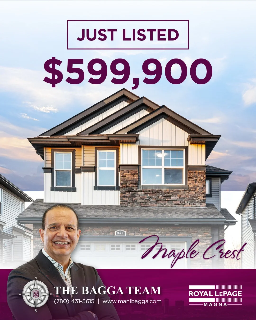 ✨ Dream Home in Maple Crest! ✨

🏡 2,322 sq.ft. | 4+ Bedrooms | 3.5 Bathrooms
Beautiful 2-storey home in a quiet cul-de-sac backing onto green space 🌳

✅ Main Floor: Bedroom/den, full bath, cozy gas fireplace &amp; open living space
✅ Kitchen: Grani