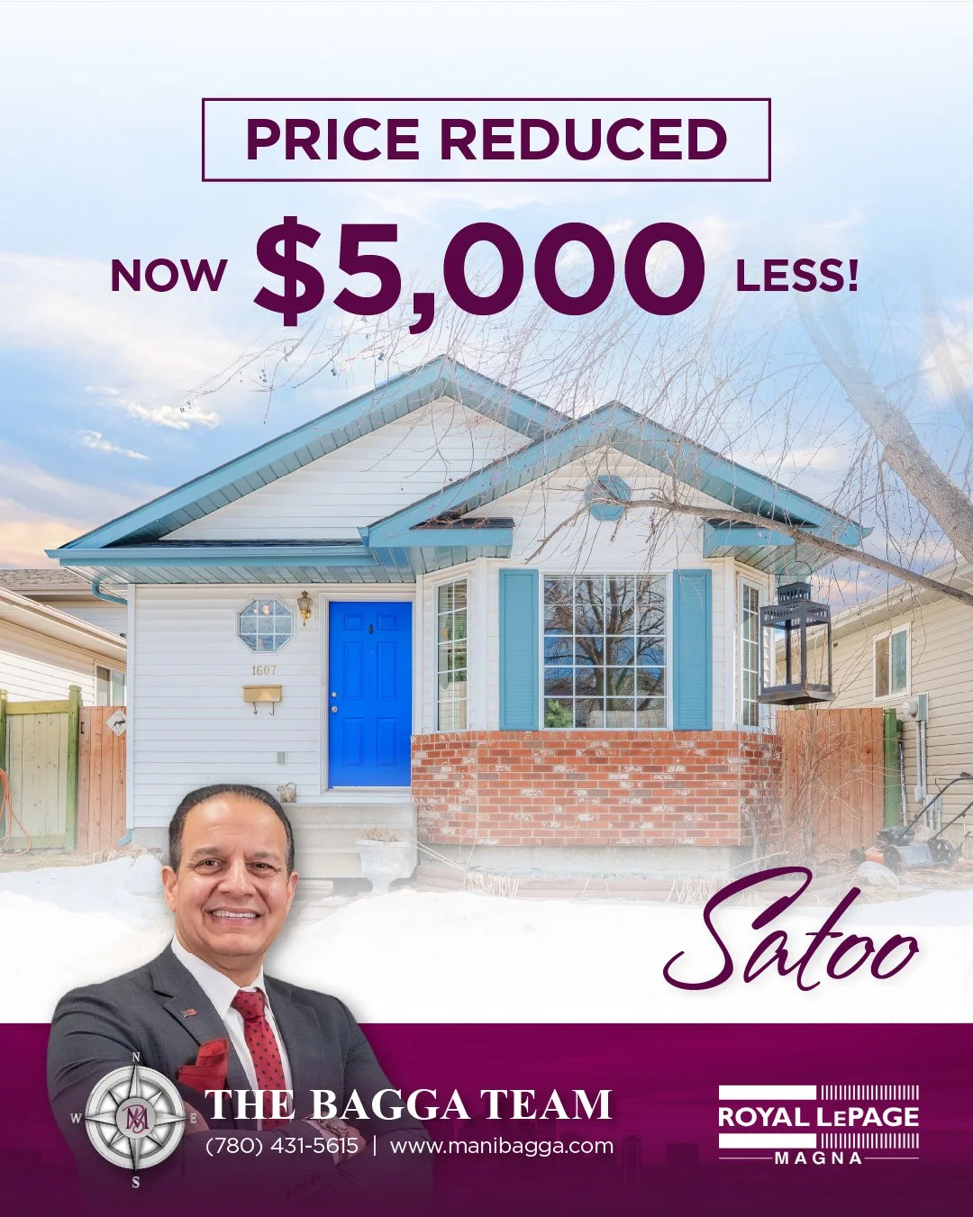 🔥 PRICE REDUCED! 🔥
Charming Bungalow in Satoo &ndash; Now $5,000 Less! 🏡

📍 Location: Satoo
📐 Size: 930+ SQ FT
🛏 Layout: 3 Bedrooms | 1 Bath

✨ Bright living room with large windows, functional U-shaped kitchen, spacious bedrooms &amp; basement