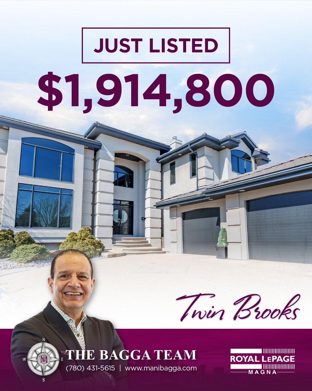 ✨ Luxury Ravine Estate in Twin Brooks! ✨

🏡 ~7,000 sq.ft. | 7 Bedrooms | 4.5 Bathrooms
Prestigious Brook Hollow Drive residence backing onto breathtaking ravine views &amp; trails 🌳

✅ Grand double staircase &amp; soaring 20-ft ceilings
✅ Designer 