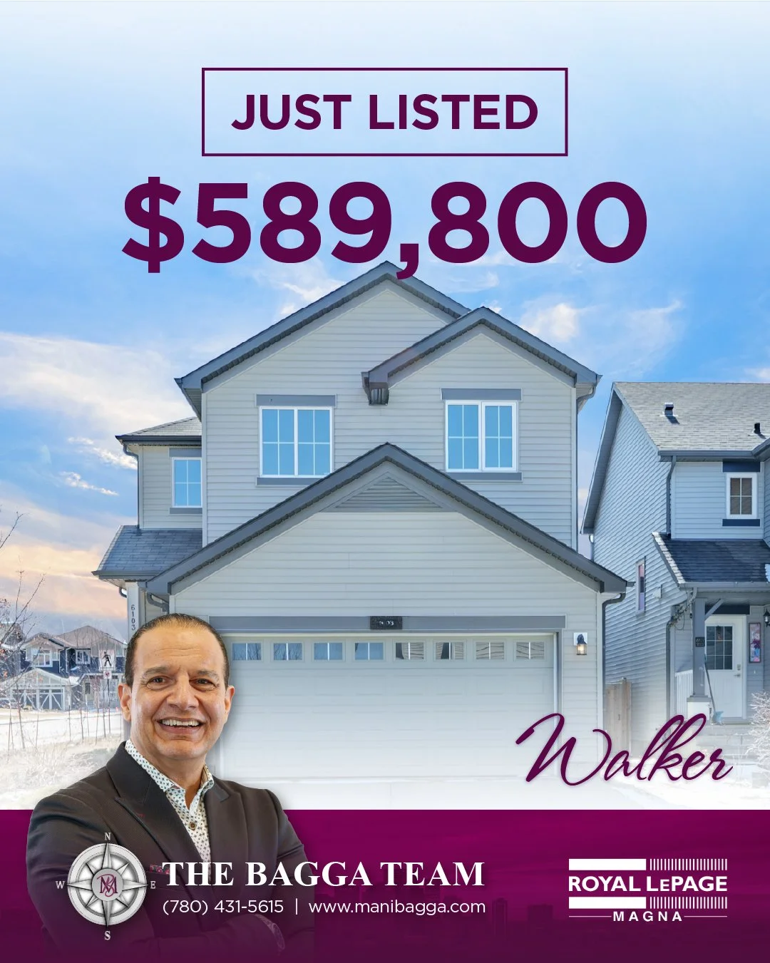 ✨ Corner Lot Living in Walker! ✨

🏡 2,718+ sq.ft. | 4 Bedrooms | 3.5 Bathrooms
Bright 2-storey home backing onto a walking trail with a sunny south-facing backyard 🌳

✅ Main Floor: 9-ft ceilings, open living space &amp; modern kitchen w/ granite &a
