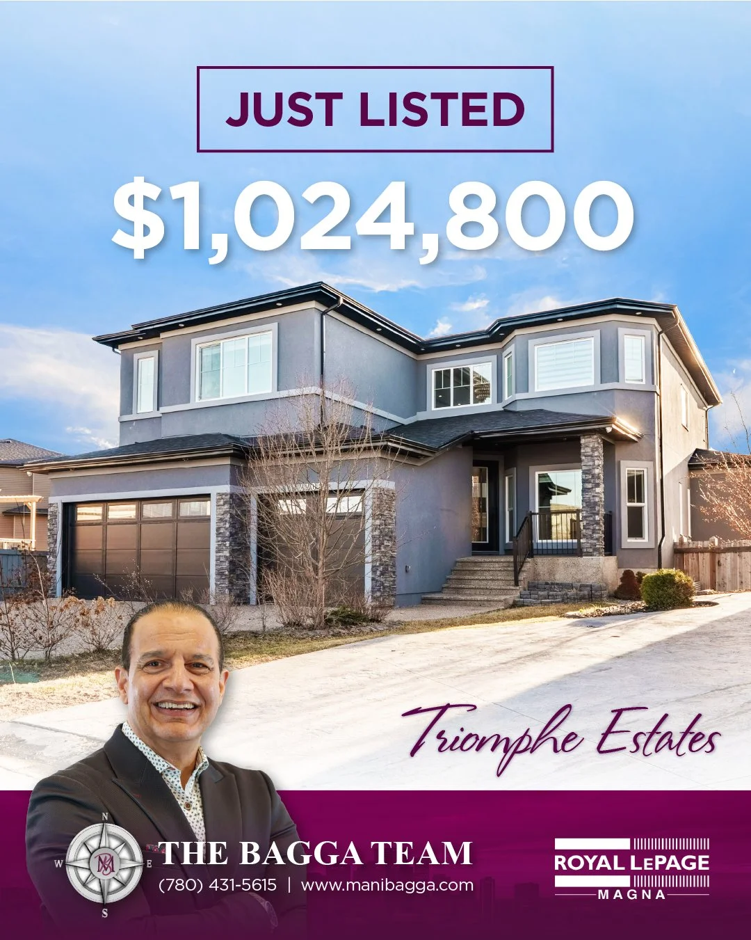 JUST LISTED✨ 

WHERE LUXURY, SPACE &amp; COMFORT ALL COME#TheBaggaTeam TOGETHER 🏡

Welcome to Prestigious Triomphe Estates in Beaumont &mdash; an exceptional walkout home situated on a massive pie-shaped lot in a quiet cul-de-sac.

Featuring over 3,