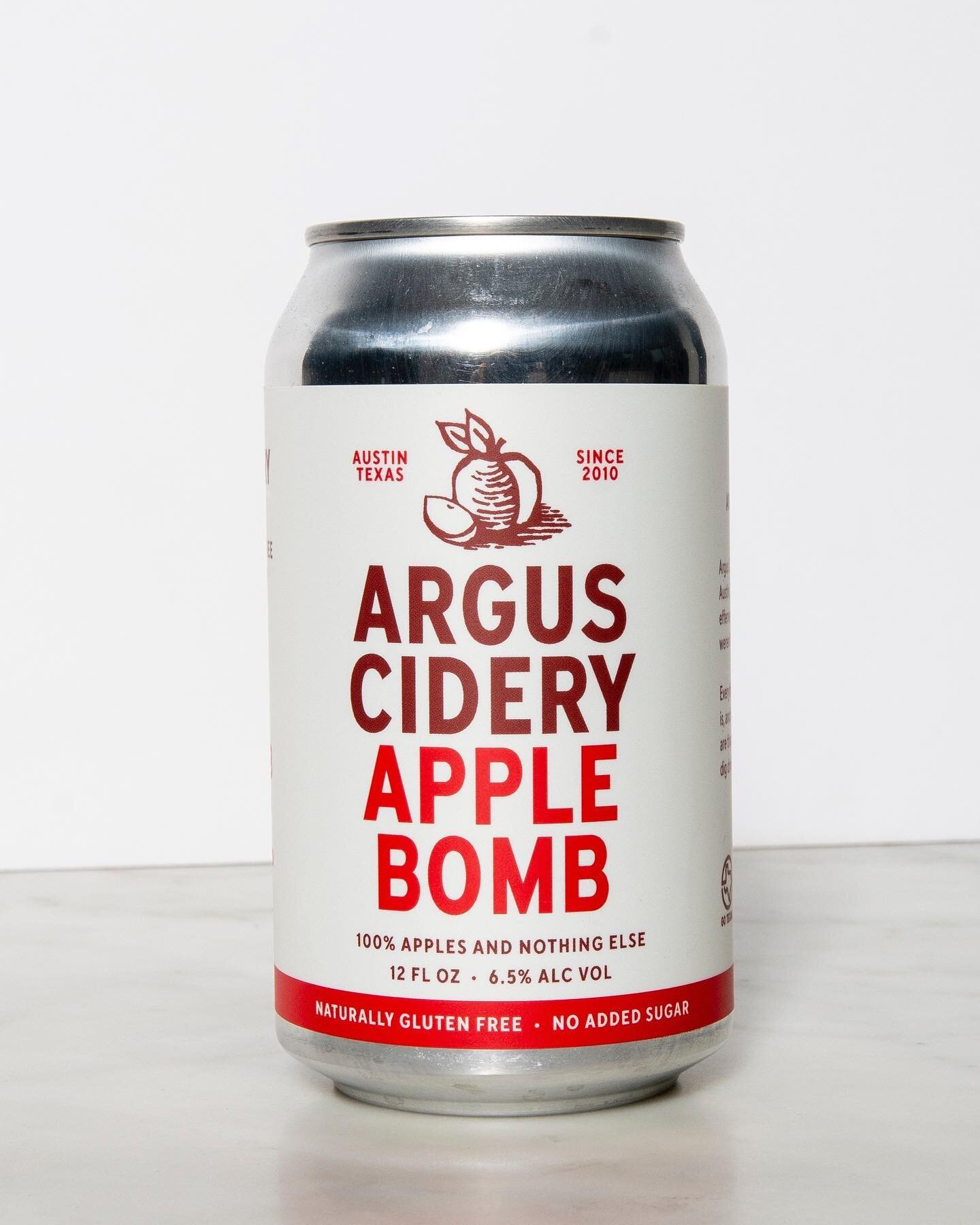We're back! After just over two years, we are in production and packaging up Apple Bomb headed to Central Texas shelves and tap walls. And although our can look is updated, we are sticking to our roots, producing dry, effervescent ciders with no adde