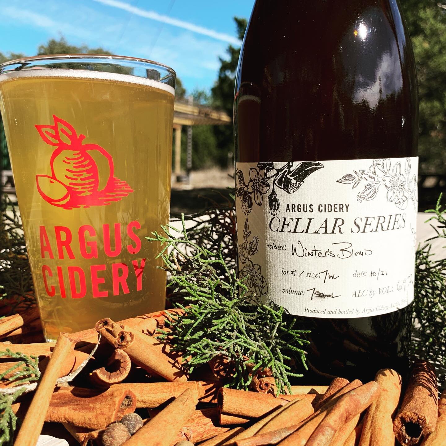 It&rsquo;s finally here! Argus Cidery proudly presents The Winter&rsquo;s Blend. A blend of our one year Balconies Distillery  Rye Whiskey barrel aged cider, a classic english scrumpy and classic mulling spices including cinnamon cloves, allspice, an