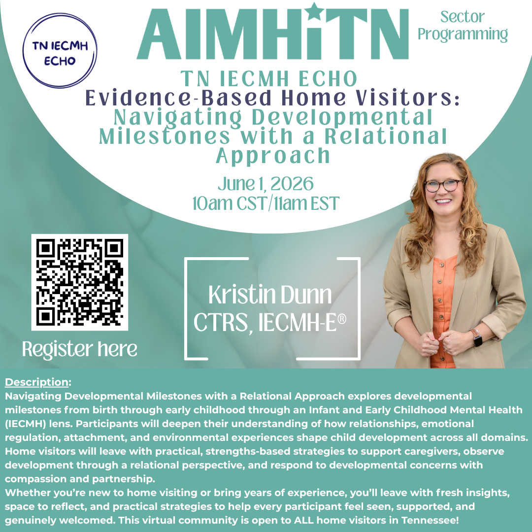 TN IECMH ECHO EBHV Session - Navigating Developmental Milestones with a Relational Approach