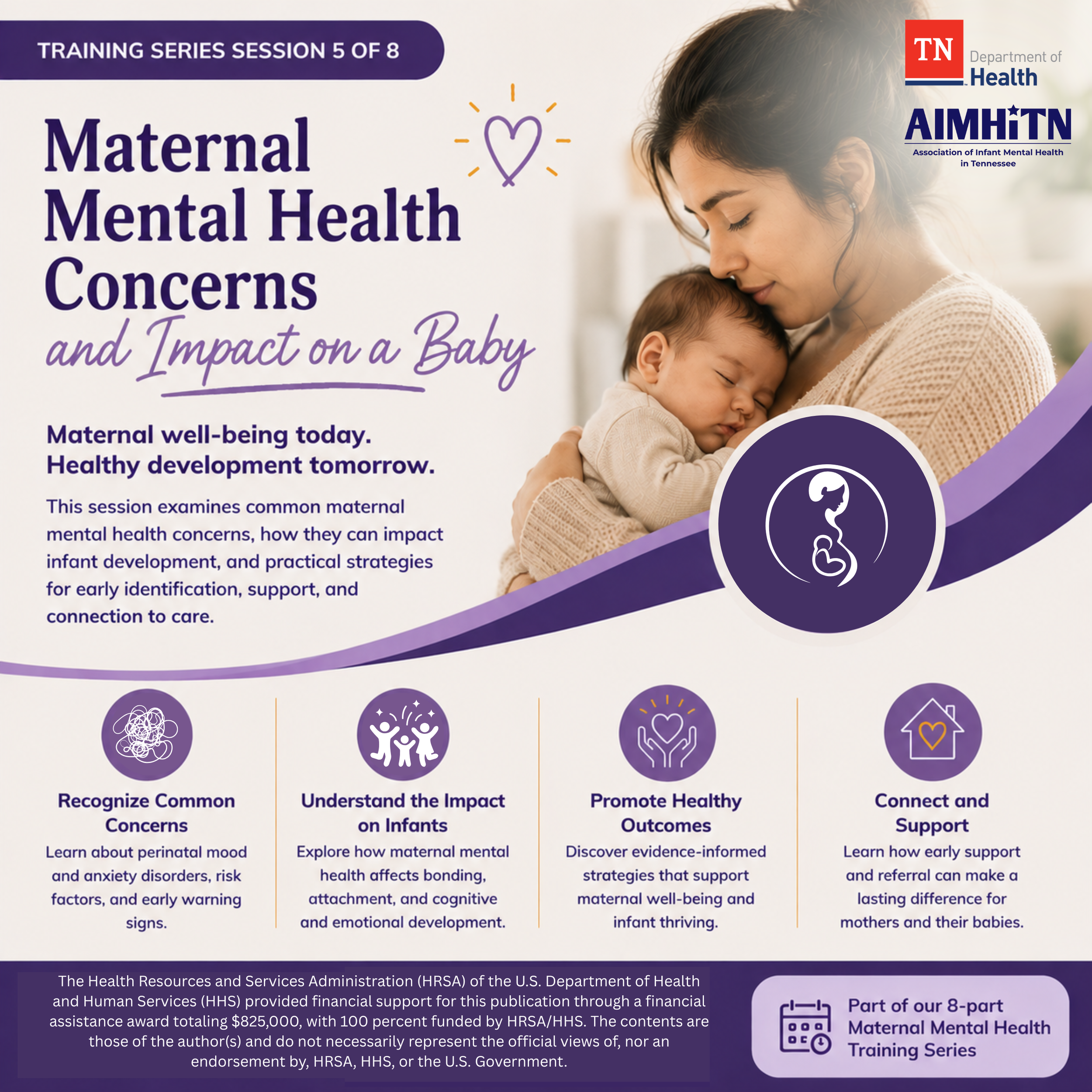 Maternal Mental Health Training Series: Maternal Mental Health Concerns and Impact on a Baby