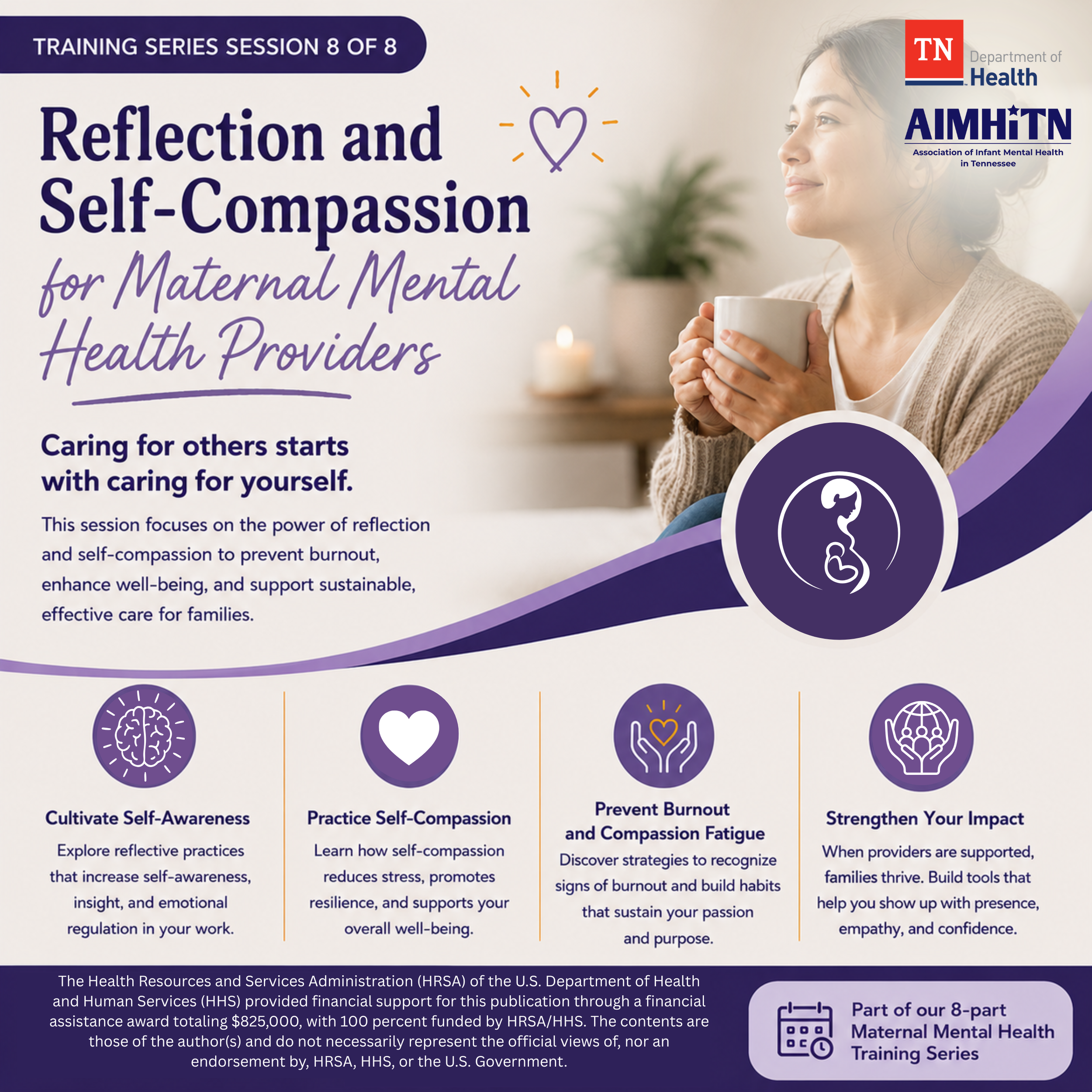 Maternal Mental Health Training Series: Reflection and Self Compassion for Maternal Mental Health Providers