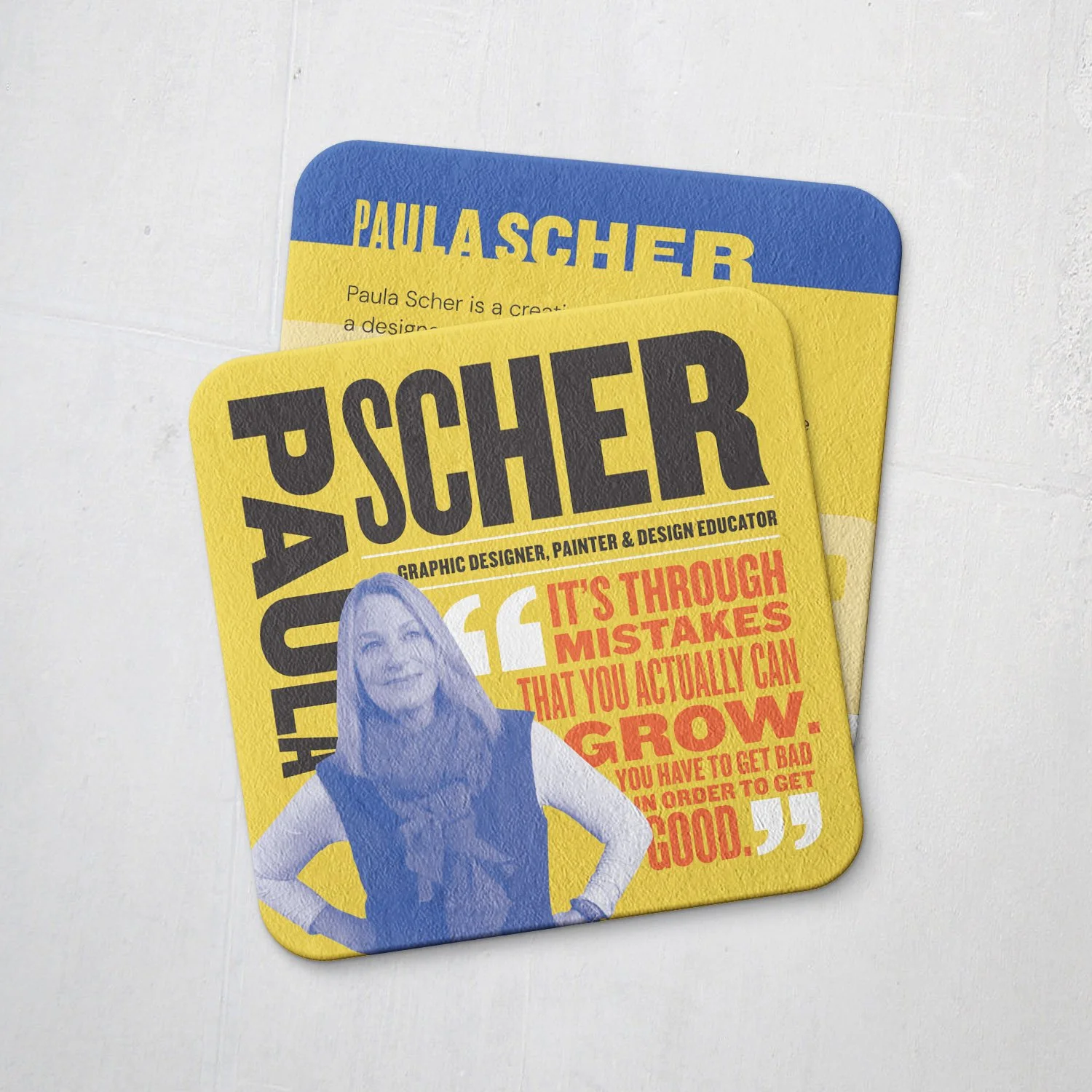 Inspirational Graphic Designer Coasters 