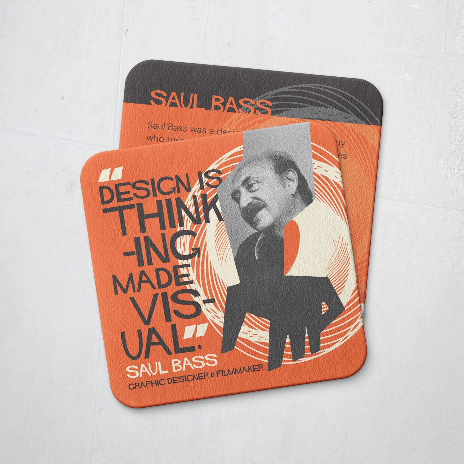  Inspirational Graphic Designer Coasters 